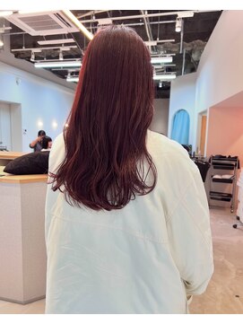 ユーア(yuur.) ブリーチなしのピンクカラー