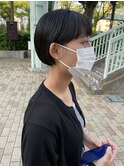 ワイドバングミニボブ