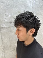 デフカッヅ 北千住(DEF CUTZ) マレット風ショートパーマ