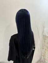 ラビス クローバー(Lovis clover)&nbsp;前髪カタログ　アンブレラカラー　こなれミディ