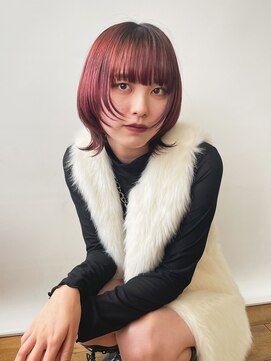 クレオヘア インターナショナル 八丁堀店 ウルフボブ/デザインカラー/ブリーチ/ダブルカラー