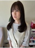 髪質改善 ロングレイヤー/オリーブベージュ【20代/30代/40代】