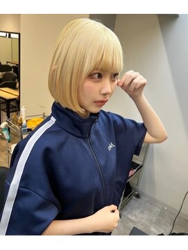 リンドトウキョウ(LINDO TOKYO) 黒髪/ボブルフ/ネビージュ/小顔/ワンレン/髪質改善/