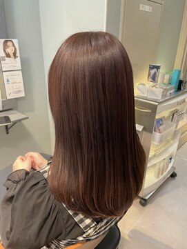 シェルベアー(Shell Bear) 冬におすすめ暖色艶髪カラー×縮毛矯正×髪質改善トリートメント