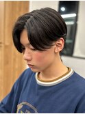 センターパートニュアンスパーマ韓国カルマパーマコンマヘア