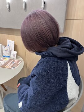 シダ(sida SAIIN) 20代30代ピンクラベンダーボブ