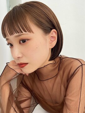ソヨン つくば万博記念公園店(SOYON) オン眉バング　&  ショートボブ