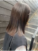 切りっぱなし×まろやかグレージュ