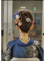ヒデ美容室&nbsp;お着物お出かけヘアセット