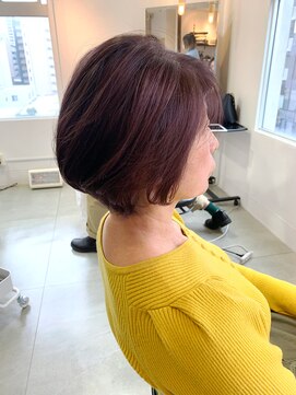大須賀美容室 けやき通り店 大人のショートボブ