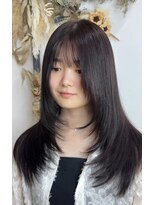 シェルマン(Charmant) 高槻　レイヤー　顔周りカット　カラー　学割U24