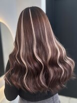 ラピス 福岡天神店(Lapis) チェリーブラウンミニウルフホワイトグレージュ