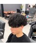 【滝田指名限定】メンズカット＋ケアクリームパーマ￥7000