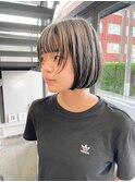 夏カラーアディクシーボブ◎30代40代小顔レイヤー透明感