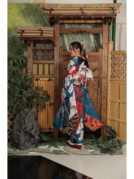 コワファースト 大分(COIFF1RST) 成人式/前撮り/ヘアセット/ポニーテール/まとめ髪/着物ヘア