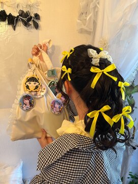 リムネ(RIMUNE) ポニーテール／リボンヘア／イベントヘア