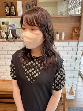 フレイムス ヘアアンドリラックス 吉川店(Frames hair&relax) 巻き髪風パーマ