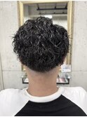 黒髪クラゲヘアーオリーブグレー小顔ココアベージュ