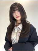 無造作レイヤー/ハッシュカット/小顔レイヤー/ロングレイヤー