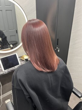 ブリーチなしWカラーでつくる！ジューシーピンクカラー