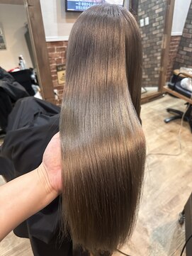 【透明感】グレージュカラー