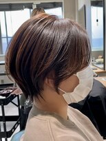 アーツ 茅ヶ崎(arts) ショートカット20代30代40代前髪あり面長丸顔ショートボブ