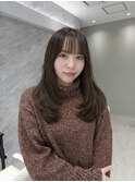 上品な韓国風レイヤーカット
