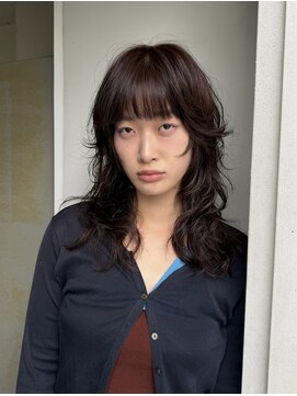 アルテヘアー(arte HAIR) 【arte HAIR】ミディアムパーマ/ウルフレイヤー/顔周りカット