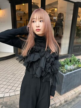 ジュベ(juve.) 大分ミディアムロング顔周りレイヤーカット髪質改善カラー