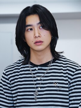 アンサー 原宿(ANSWER) メンズ髪質改善縮毛矯正センターパート地毛風ストレート癖毛
