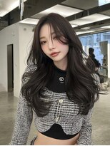 ノイズオオサカ 梅田店(NOISM OSAKA) 小顔外ハネミディアムアッシュ20代30代40代くびれミディ韓国ヘア