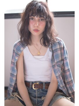 エルクバイコットン(elk by Cotton) 【elk by cotton平塚】デジタルパーマ/ヌーディベージュ