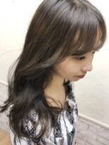 小顔バング♪カーキグレージュ　mutsuki