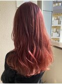 ブラッディーオレンジ　ヘアカラー　【池袋】