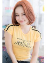 ミック ヘアアンドメイク アップ 駒込店(miq Hair&Make up)&nbsp;ラブグラマラス☆チェリーブラウンAラインボブディ