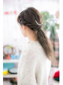 ゆるフェミニンな♪大人かわいいルーズアップアレンジc1