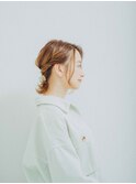 ハイトーンミディアムアレンジ