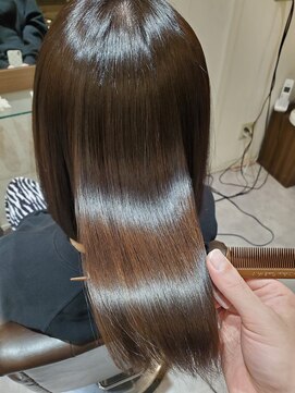 ハートライン(hair bridal Heart Line) 艶ストレート
