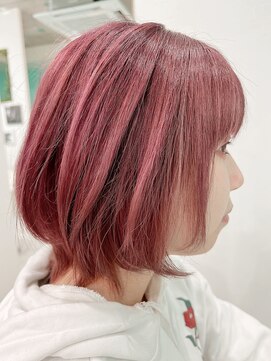 ドライブアンドビジョン 池袋(Drive&Vision) ローズピンクダブルカラー[池袋ダブルカラー/ブリーチカラー]