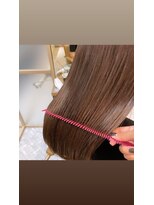 韓国ヘア＊艶髪＊パールベージュ【Zina銀座】