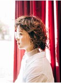くせ毛ショート/20代/30代/40代/50代/岡山/表町