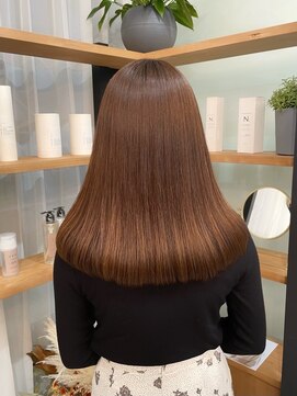 ジーナ 千葉(Zina) 大人かわいい20代30代40代小顔ショコラベージュ１Zina千葉