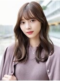 白石麻衣さん風　大人ガーリープリカール小顔レイヤーカット
