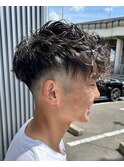スペインカール/フェードカット
