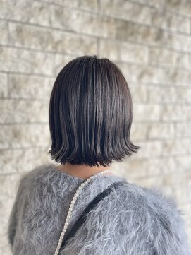 フラット 千葉(Flat.) ミニボブ/グレージュ【千葉】