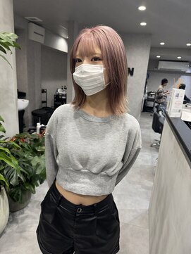 スティーン(STEEN) ▼pink beige▼ピンクベージュ▼ボブ