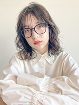 アンアミ キチジョウジ(Un ami Kichijoji)&nbsp;【unami】ミディアムヘア×ゆるふわパーマ　澤田杏奈