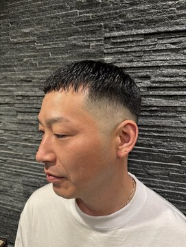 プレミアムバーバー 新宿店(PREMIUM BARBER produce by HIRO GINZA) クロップ　スキンフェード