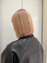 ユーリ(JUURI)&nbsp;ペールピンク/ピンクカラー/ボブ/ぱっつん