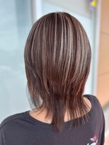 ヘアーショップ エヌアンドエー 幸手店(hairshop N&A)&nbsp;大人の白髪ぼかしハイトーンカラー+艶髪秋カラー 髪質改善ケア#1